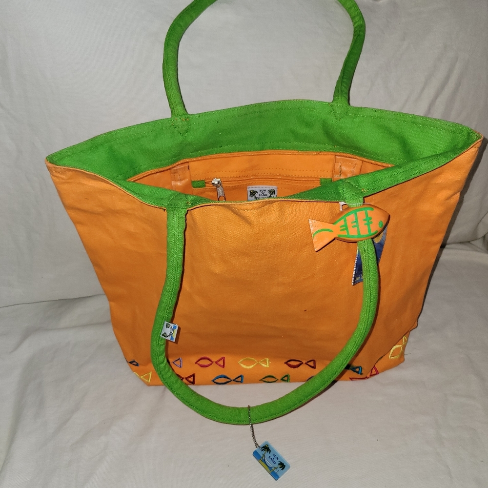 Sun N Sand Canvas Tote